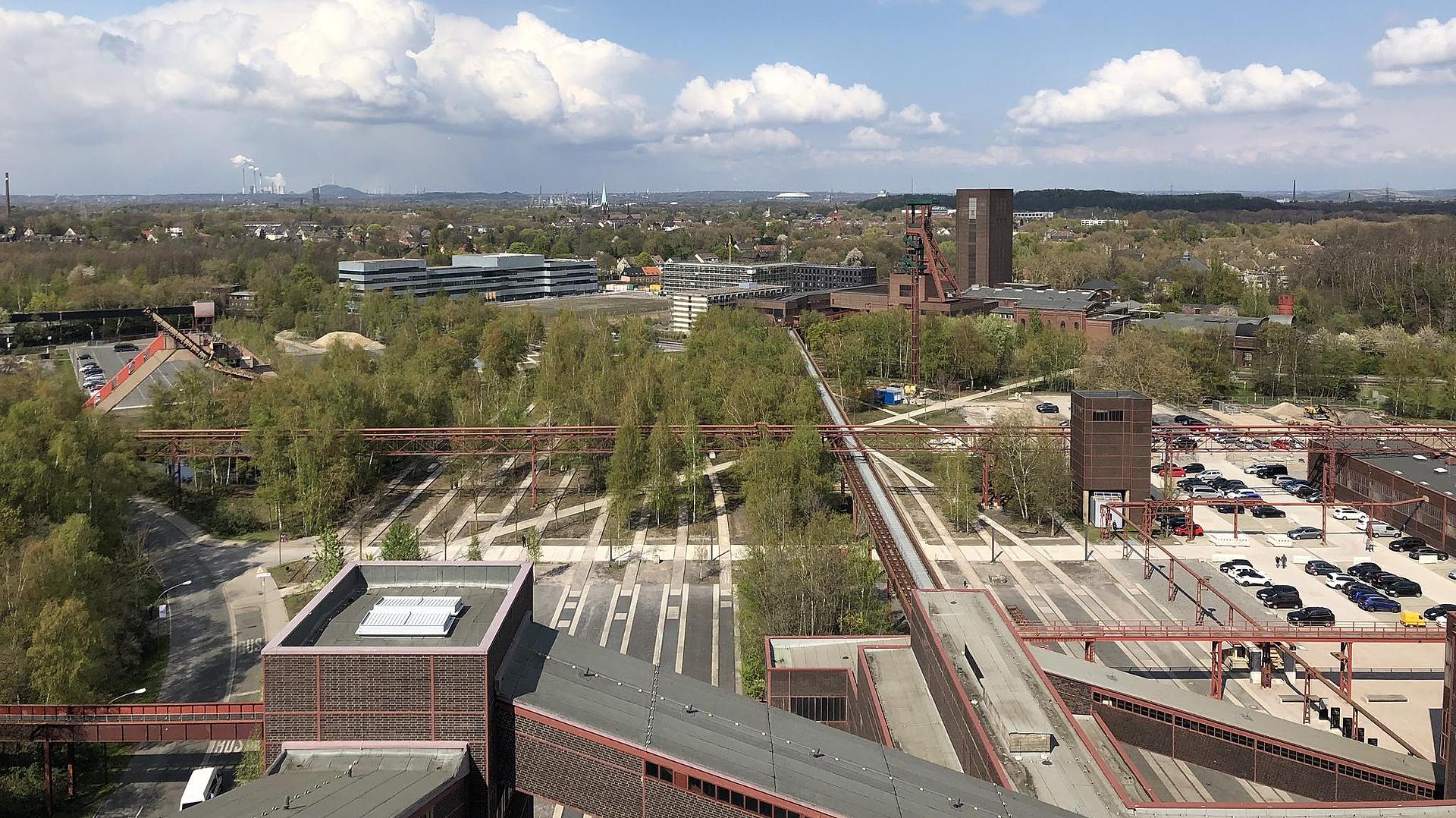 Panorama übers „Revier“ Zeche Zollverein
